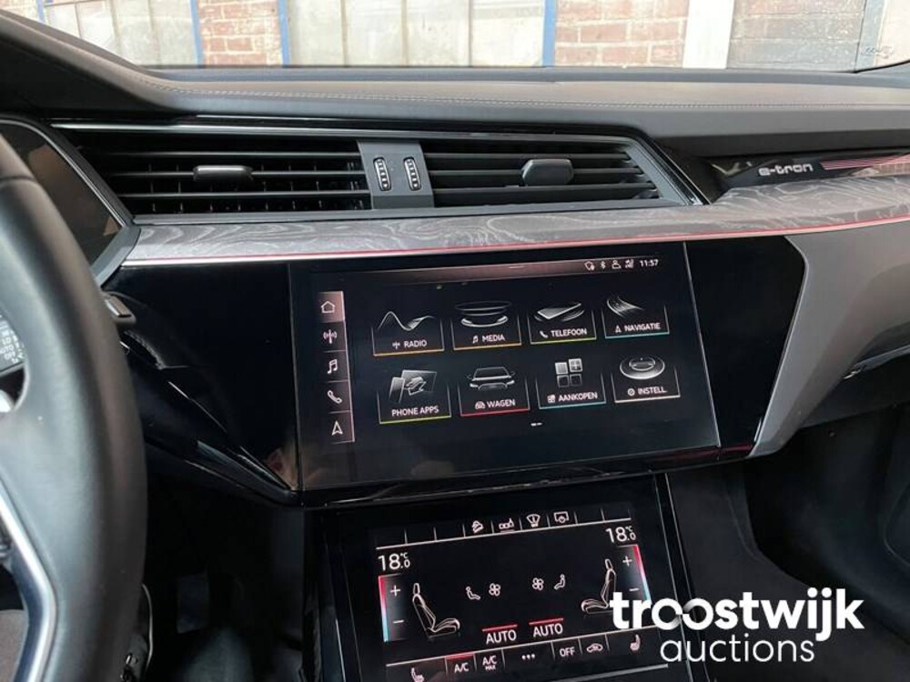 Audi e-tron 55 Sport Quattro Advanced Pro Line Plus 95 kWh 2018, K-877 FERNSEHER