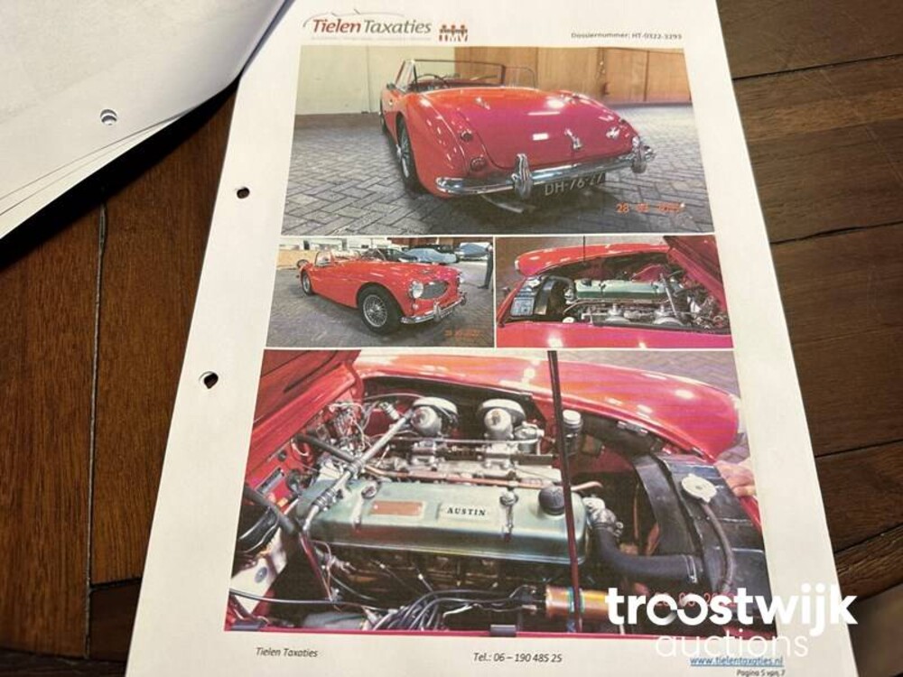 Austin Healey BN7 3000 MK 1 Cabriolet 125pk 1960, DH-76-27