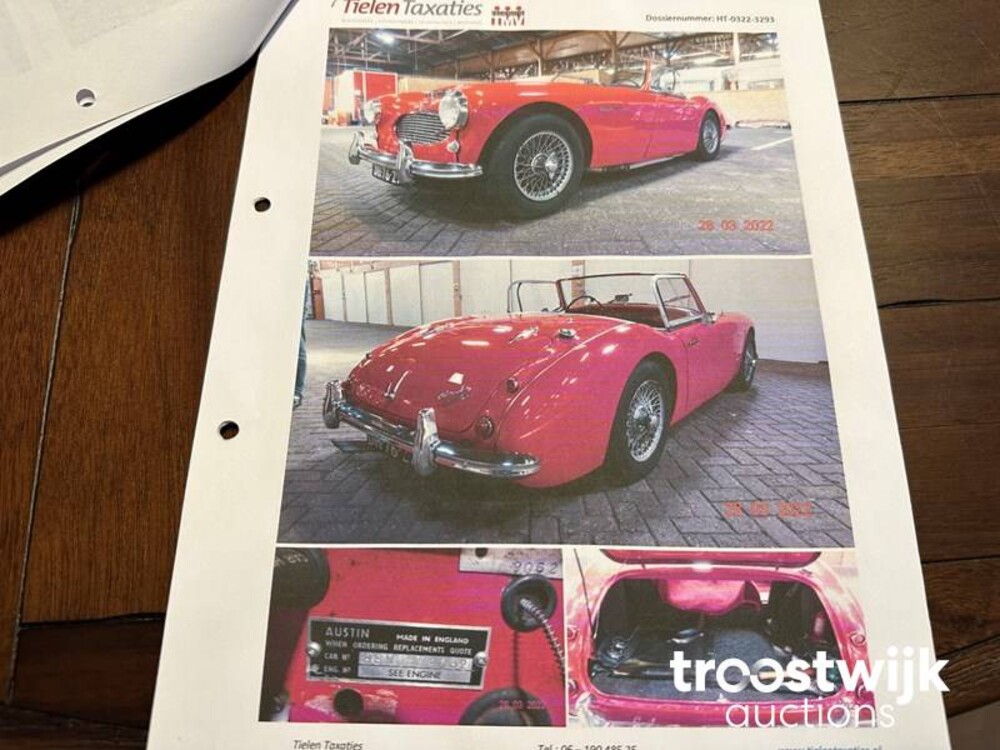 Austin Healey BN7 3000 MK 1 Cabriolet 125pk 1960, DH-76-27