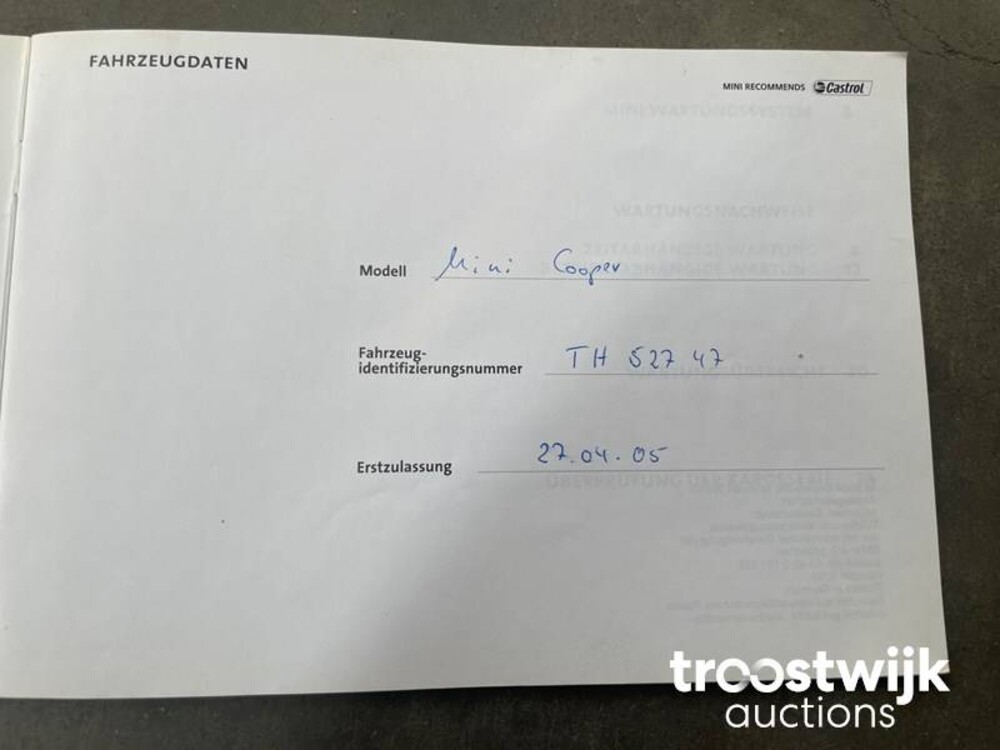 Mini Cooper 1.6 116PS 2005, 61-GZG-6