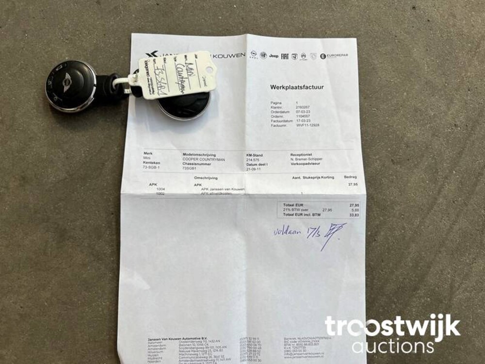 Mini Countryman 1.6 Cooper Chili 122PS 2011, -Orig.NL-, 73-SGB-1
