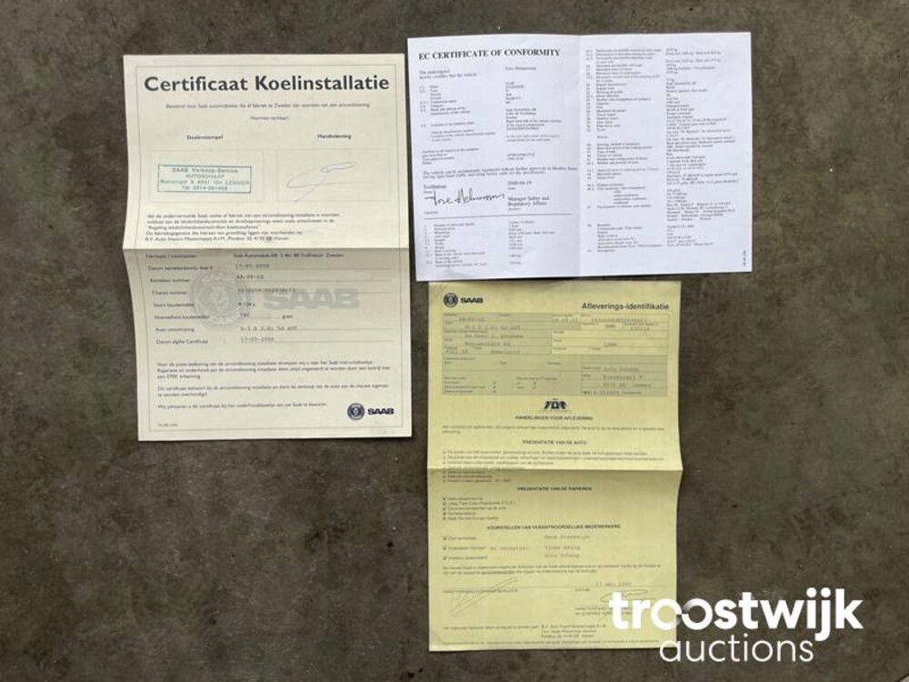 Saab 9-3 2.0 S 131PS 2000, -Orig.NL-, 48-FP-GZ