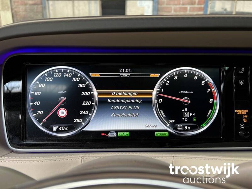 Mercedes-Benz S500e Lang AMG 3.0 V6 Hybride 333 PS 2017 S-Klasse