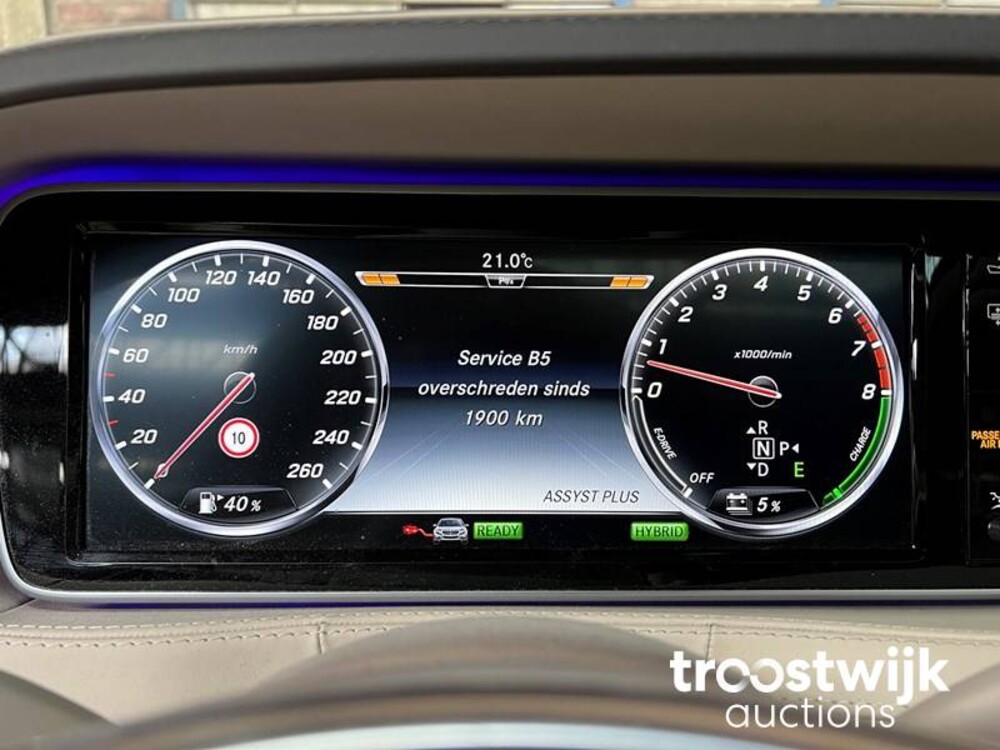 Mercedes-Benz S500e Lang AMG 3.0 V6 Hybride 333 PS 2017 S-Klasse
