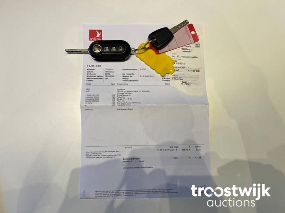 Fiat 595 Abarth 1.4 T-Jet Elaborabile 140pk 2016, ZT-666-P