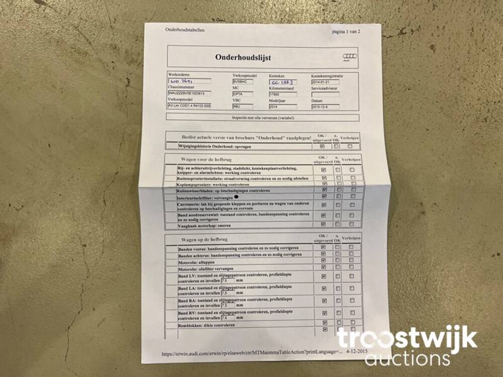 Audi A3 Limousine TFSI CoD Ambition Pro Line S 140hp 2014, GG-288-J