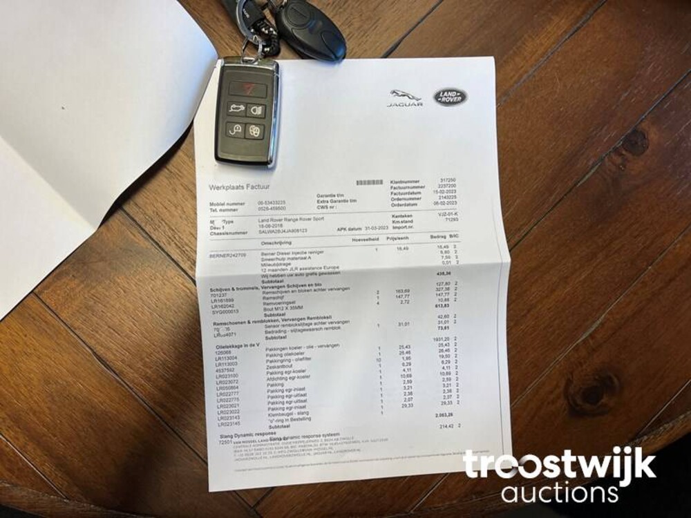 Land Rover Range Rover Sport SDV8 4.4 HSE 340hp 2018, VJZ-01-K