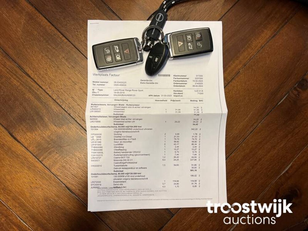 Land Rover Range Rover Sport SDV8 4.4 HSE 340hp 2018, VJZ-01-K