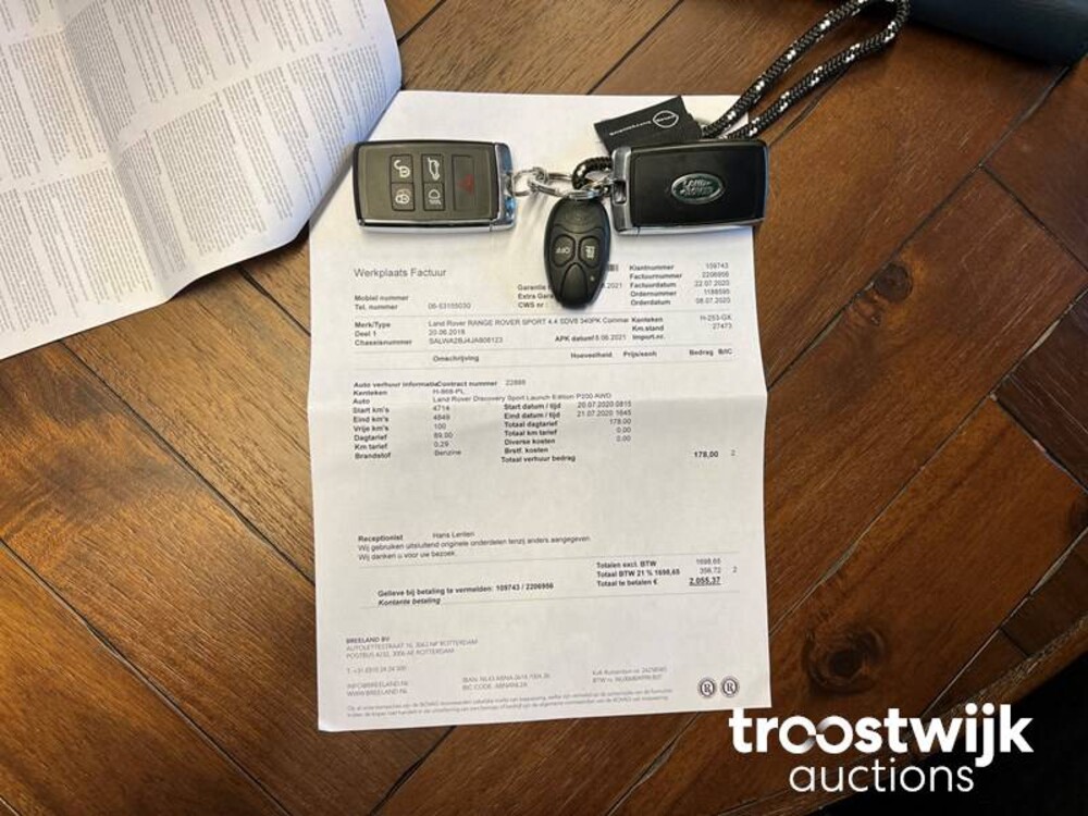 Land Rover Range Rover Sport SDV8 4.4 HSE 340hp 2018, VJZ-01-K