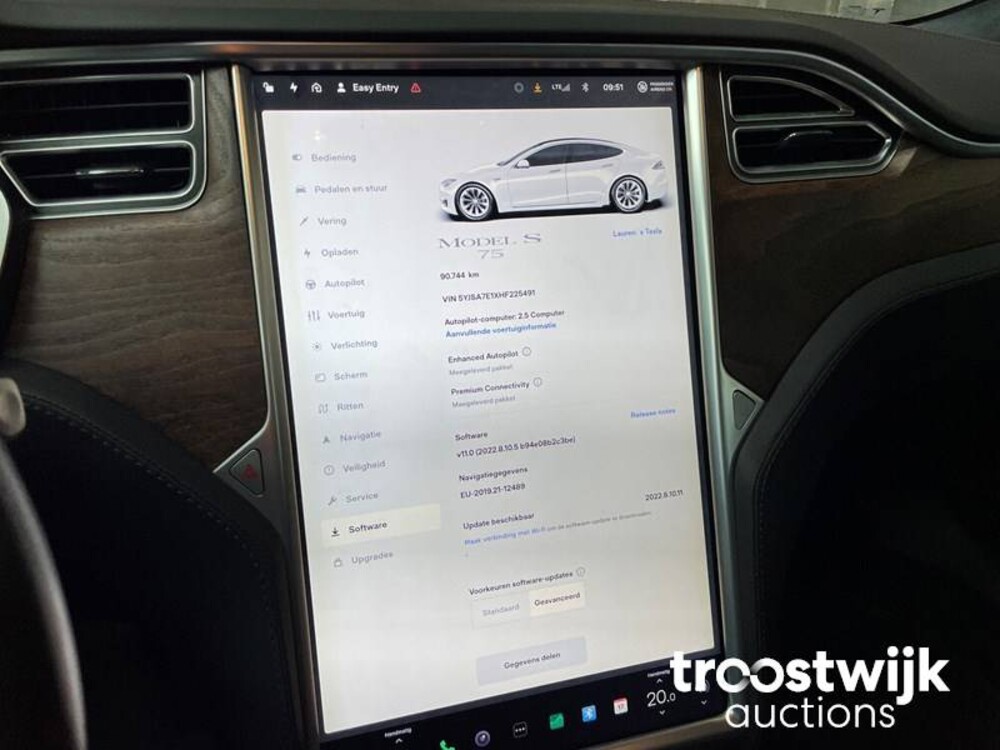 Tesla Model S 75 Base FACELIFT 320hp 2017 -Orig. NL-, RJ-746-J