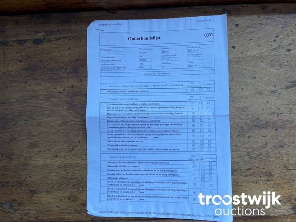 Audi A7 Sportback 3.0 TFSI Quattro Pro Line Plus 420hp 2011 -Orig. NL-, 84-PFN-7