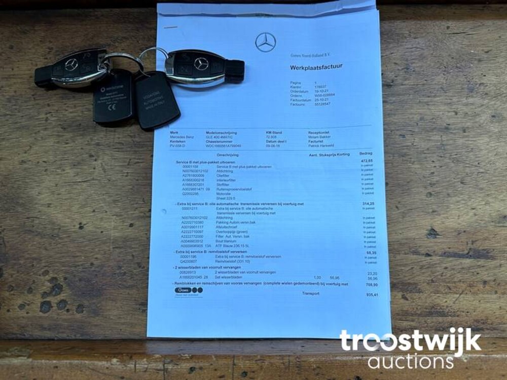 Mercedes-Benz GLE400 4Matic GLE-Klasse 333hp 2016, PV-558-D