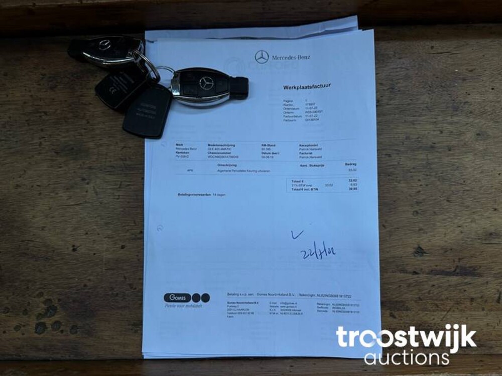 Mercedes-Benz GLE400 4Matic GLE-Klasse 333hp 2016, PV-558-D