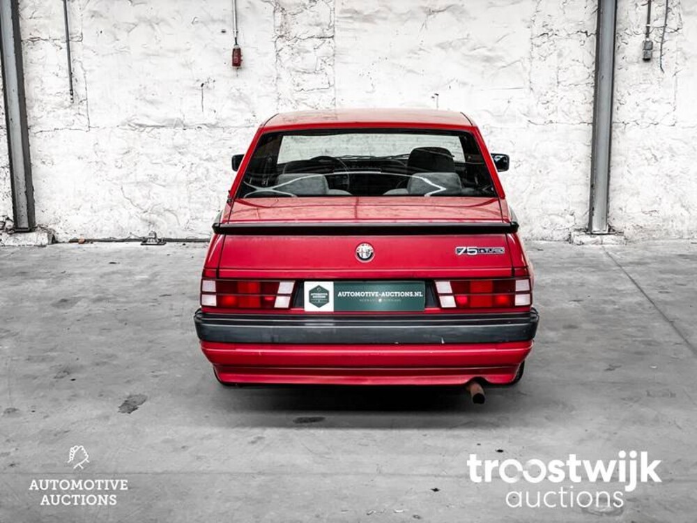 Alfa Romeo 75 Turbo 1.8 AMERICA 155 PS 1988, LP-FJ-88