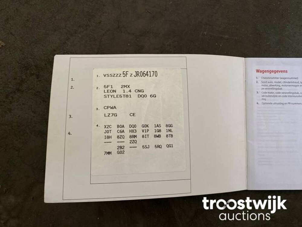 Seat 1.4 TGI Style 110pk 2017 -Orig. NL-, RH-079-L