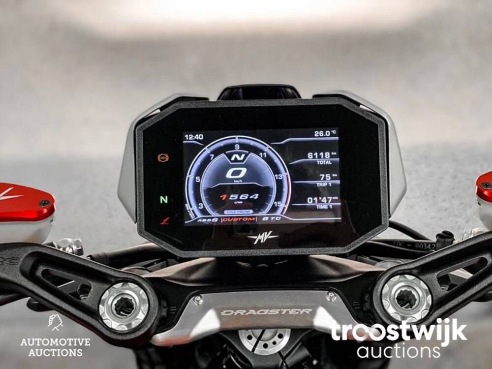 MV Agusta Rosso Dragster 798cc 110pk 2021 -Fabrieksgarantie-