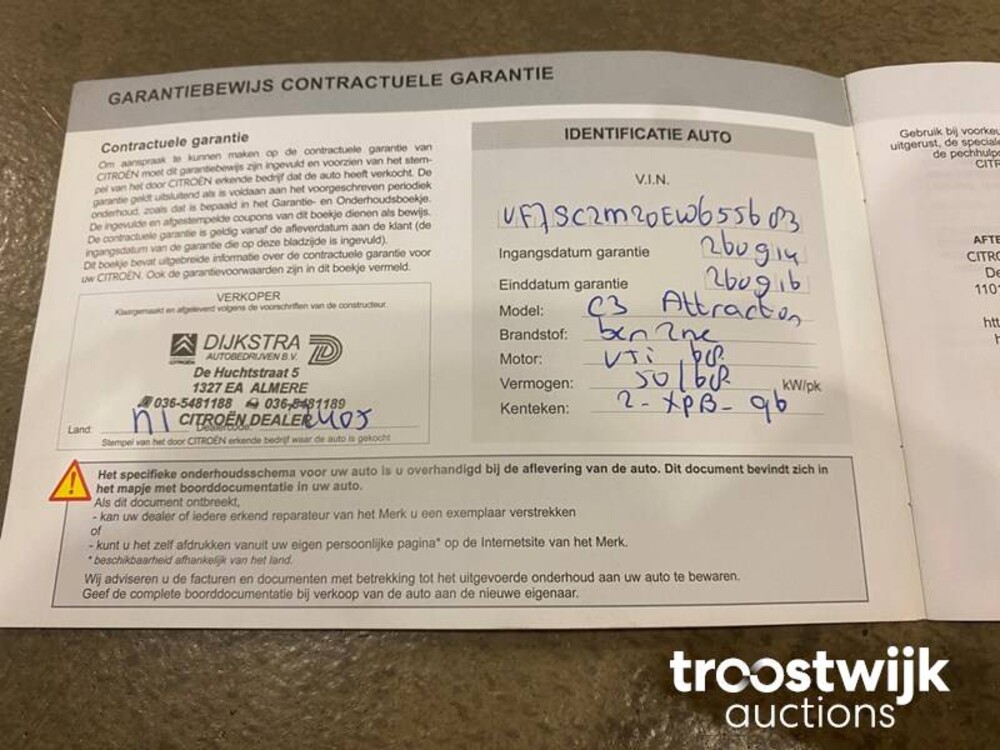 Citroen C3 PureTech Attraction 2014 -Orig. NL-, 2-XPB-96