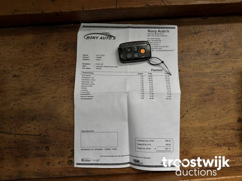 Land Rover Range Rover Velar First Edition D300 3.0 V6 AWD HSE 300PS 2018, K-931-XR