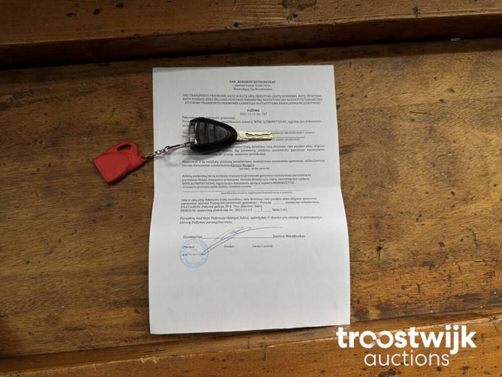 Porsche Boxster 987.2 2.9 256PS 2009