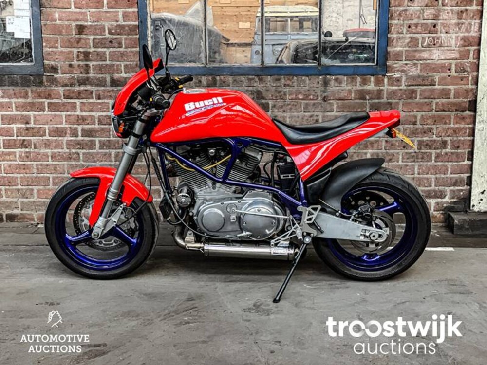 Buell S1W Lightning White Naked Bike 1199cc 88pk 1998, MZ-87-DX Motor