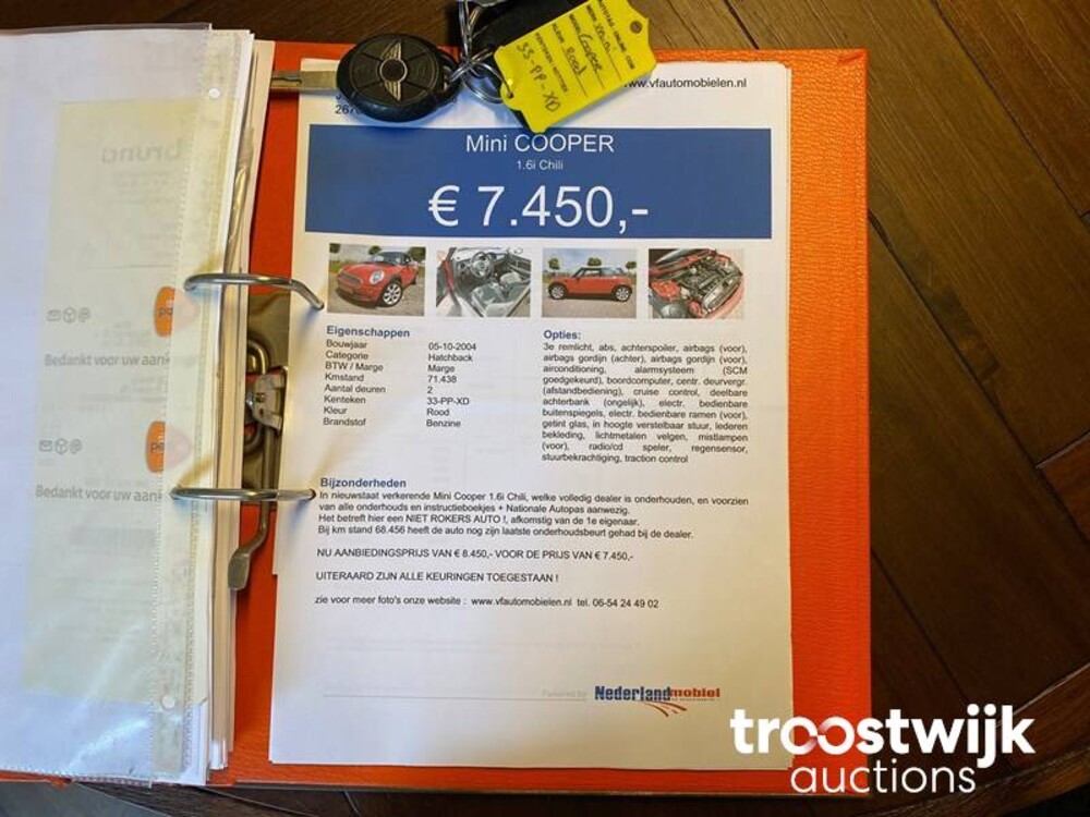 Mini Cooper Chili 1.6 116pk 2004 -Orig. NL-, 33-PP-XD
