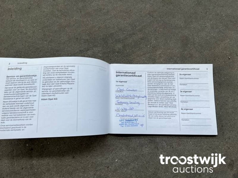 Opel Combo 1.6 CDTi L2H1 Edit. 105PS 2016, -Orig.NL-, V-439-BP, Doppelschiebetür