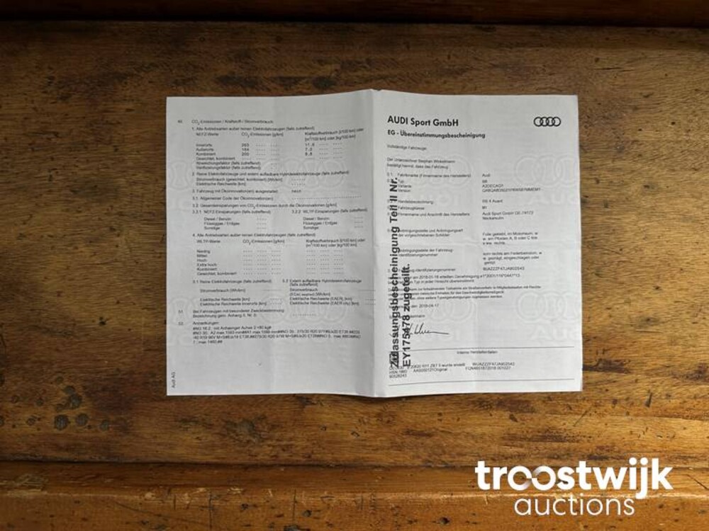 Audi RS4 Avant 2.9 TFSI V6 Quattro NEU-MODELL 450PS 2018, NL-Nummernschild