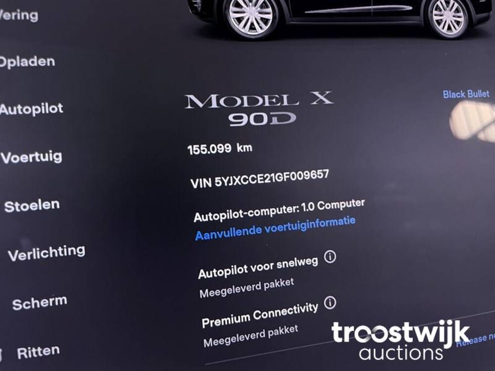 Tesla Model X 90D Performance 6p. FREE-CHARGING 469pk 2016, PK-084-Z