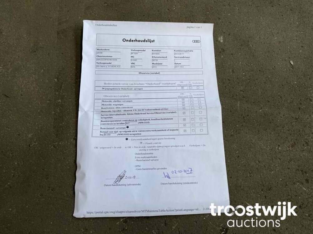 Audi S5 3.0 V6 TFSI Quattro Cabriolet  333PS 2012, KH-160-G