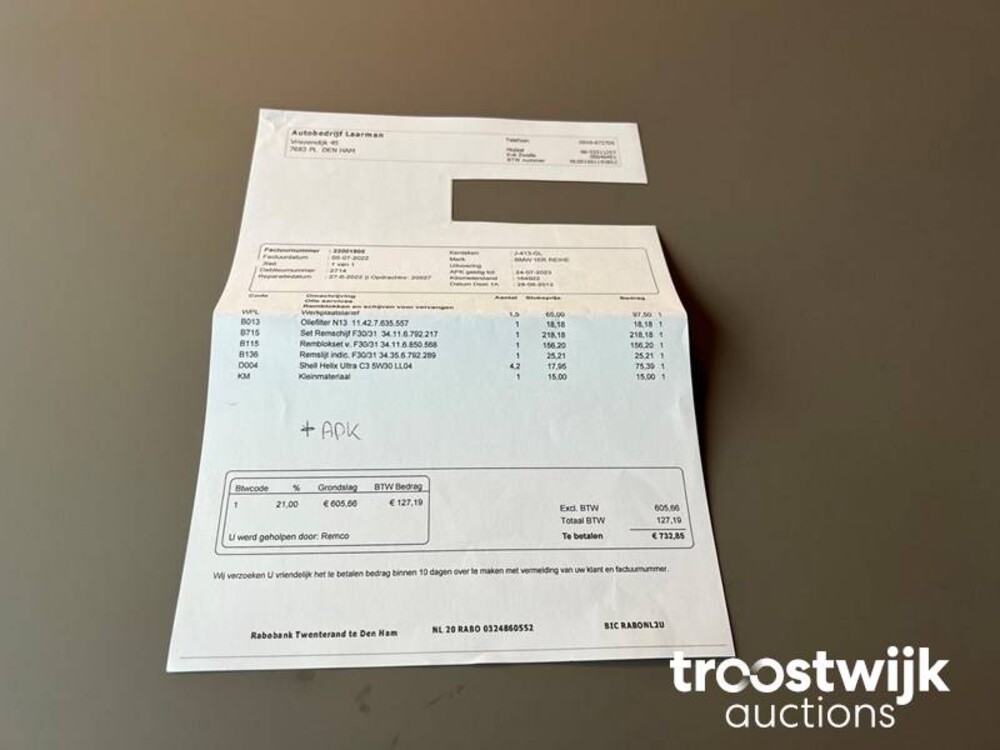 BMW 118i Sportline Business F20  1-serie 170pk 2012, J-413-GL