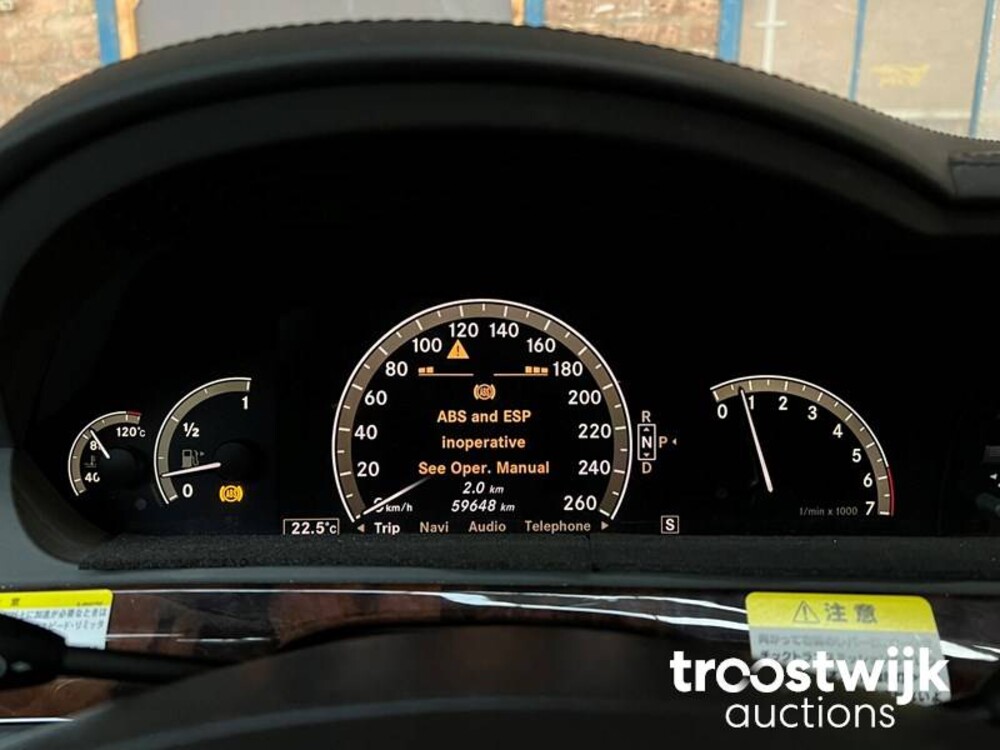 Mercedes-Benz S600 Lang 5.5 V12 517pk 2007 Night View -Youngtimer-