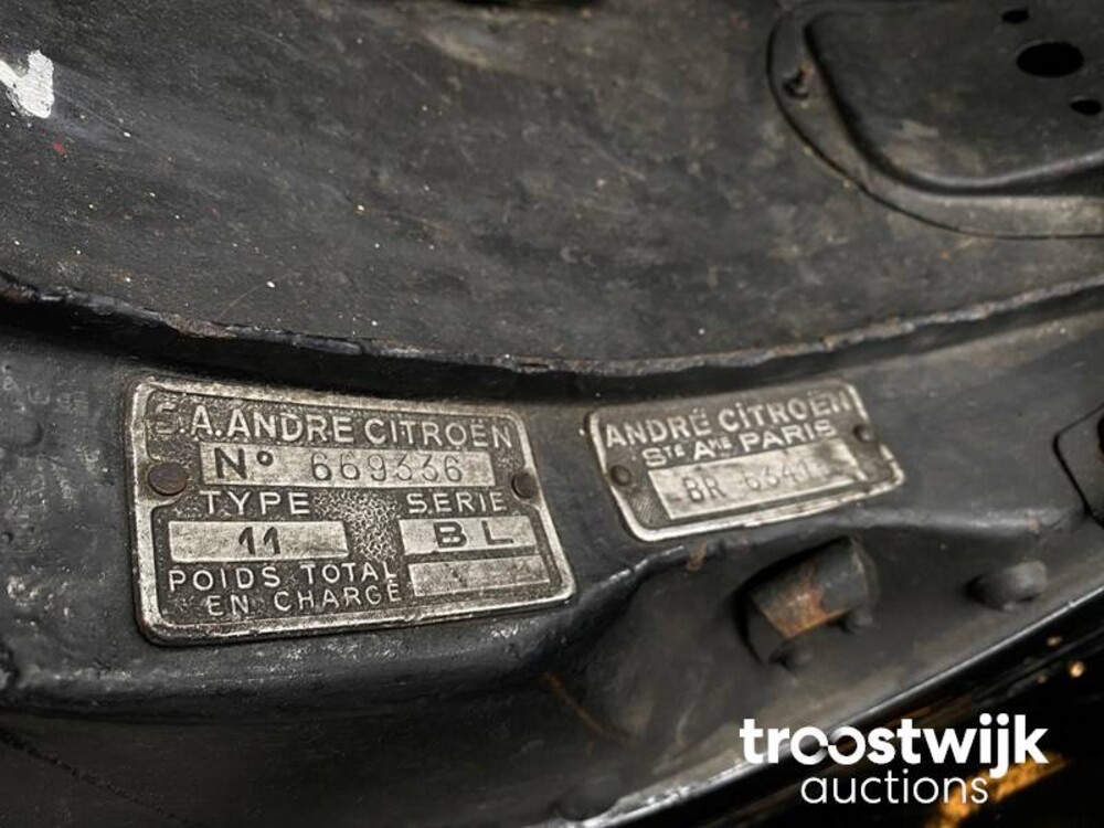 Citroen Traction Avant 11B 55pk 1956