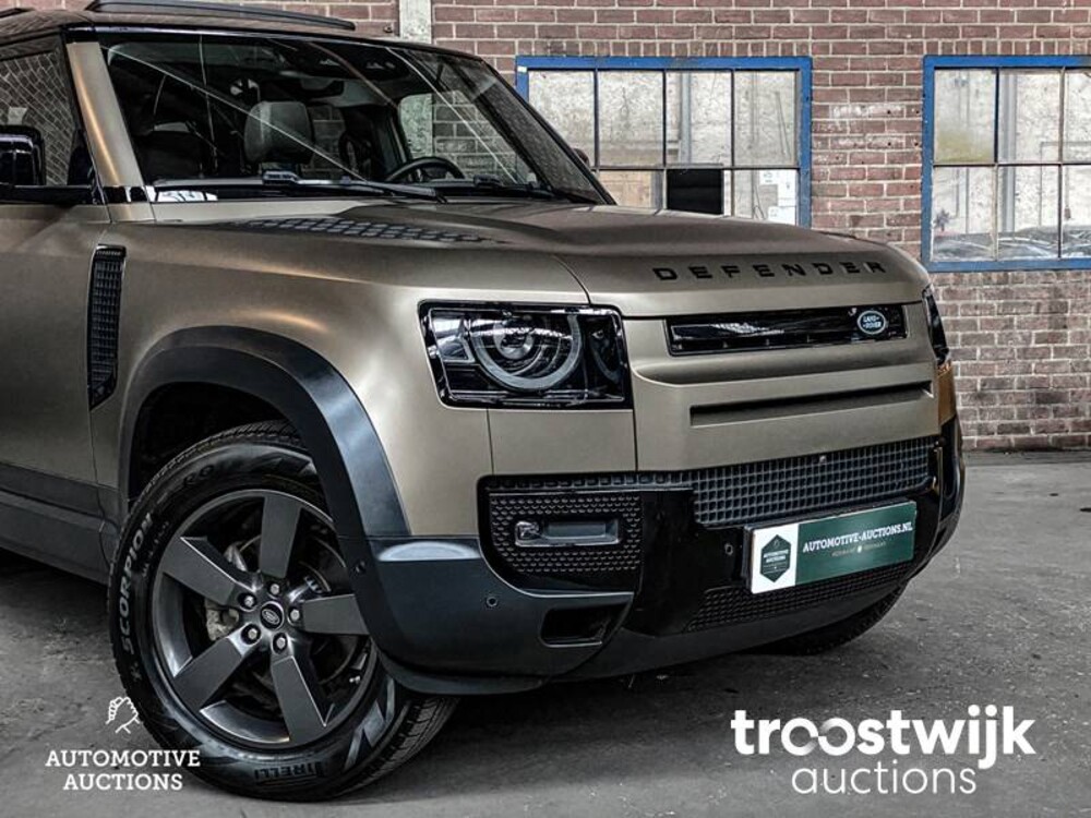 Land Rover Defender D240 110 7-Persoon Nieuw-Model 241pk 2020 -Orig. NL-, J-424-BD