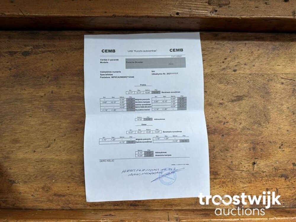 Porsche Boxster 987.2 2.9 256pk 2009