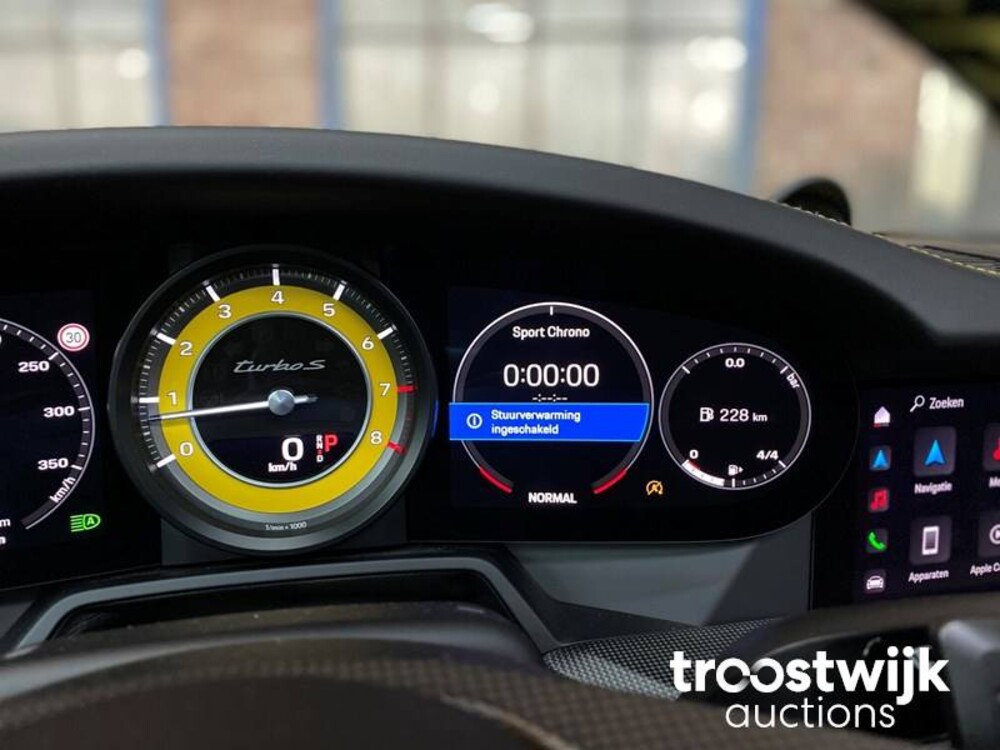 Porsche  911 Turbo S 992 650pk 2022 (Sport Design) (Sport Chrono) -Fabrieksgarantie-