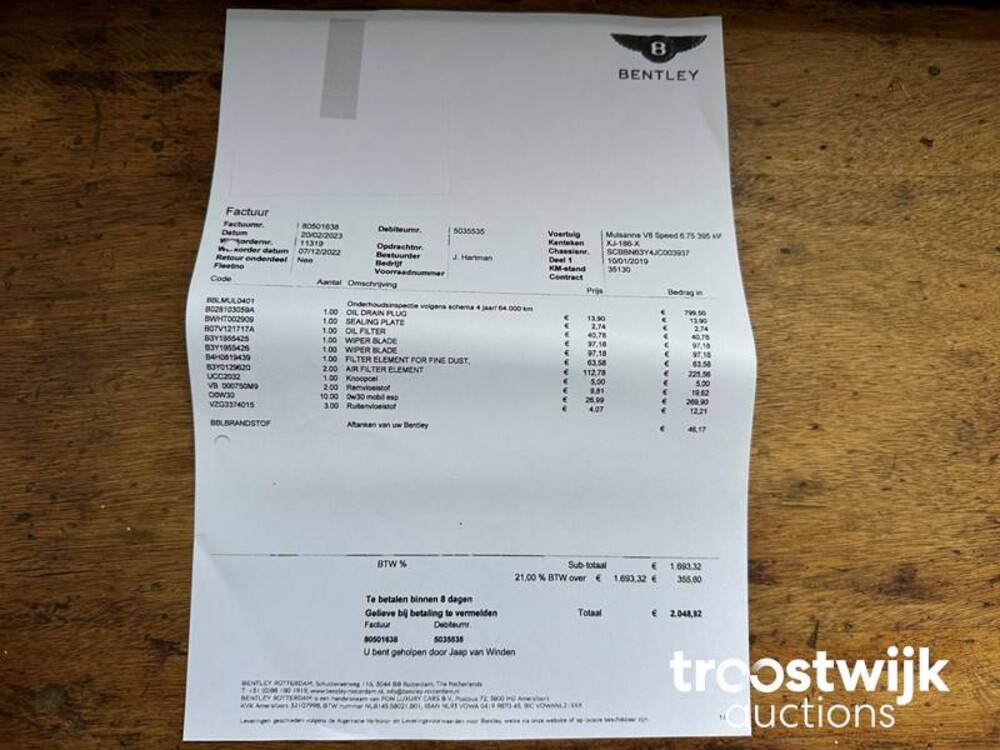 Bentley Mulsanne Speed 6.7 V8 -Facelift- 537pk 2019 -Orig. NL-, NL-Kenteken