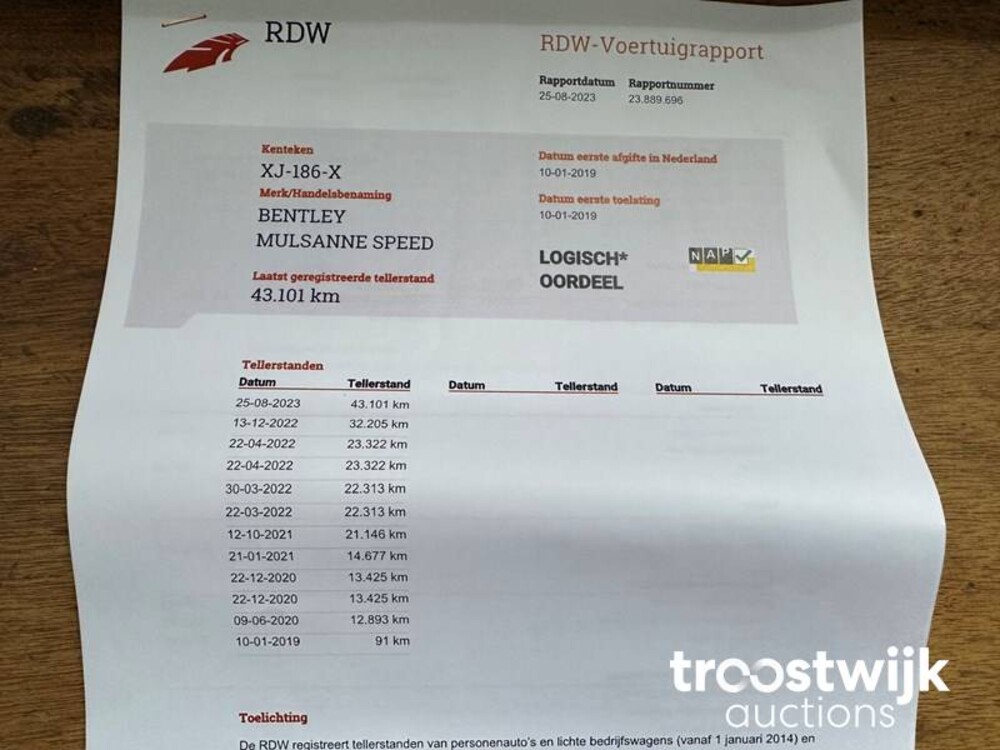 Bentley Mulsanne Speed 6.7 V8 -Facelift- 537pk 2019 -Orig. NL-, NL-Kenteken