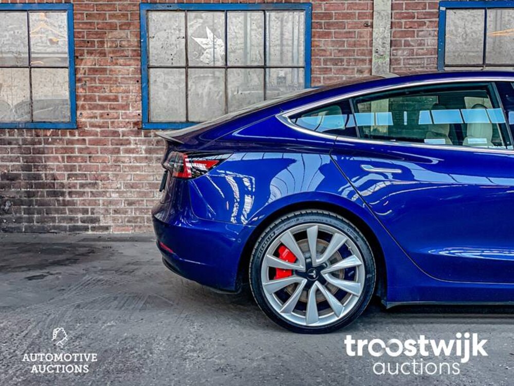 Tesla Model 3 Performance AWD Dual-Motor Dual-Motor 473pk 2019, ZL-538-T -Fabrieksgarantie-