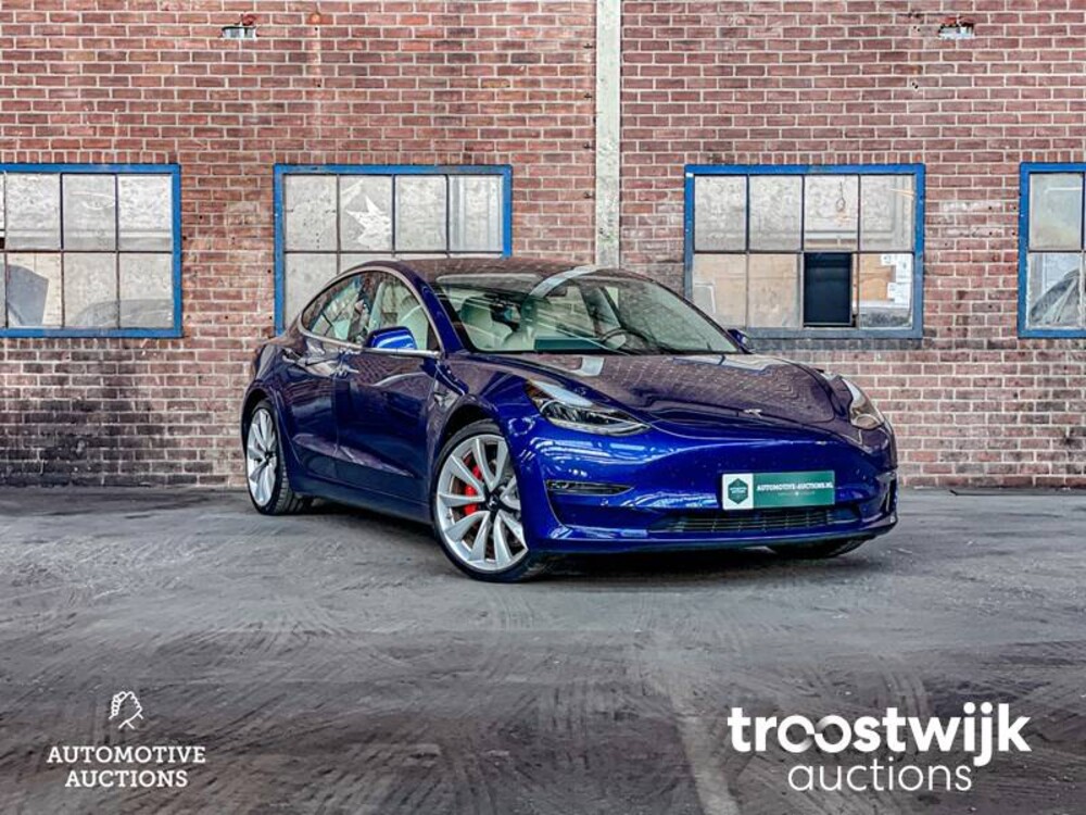 Tesla Model 3 Performance AWD Dual-Motor Dual-Motor 473pk 2019, ZL-538-T -Fabrieksgarantie-