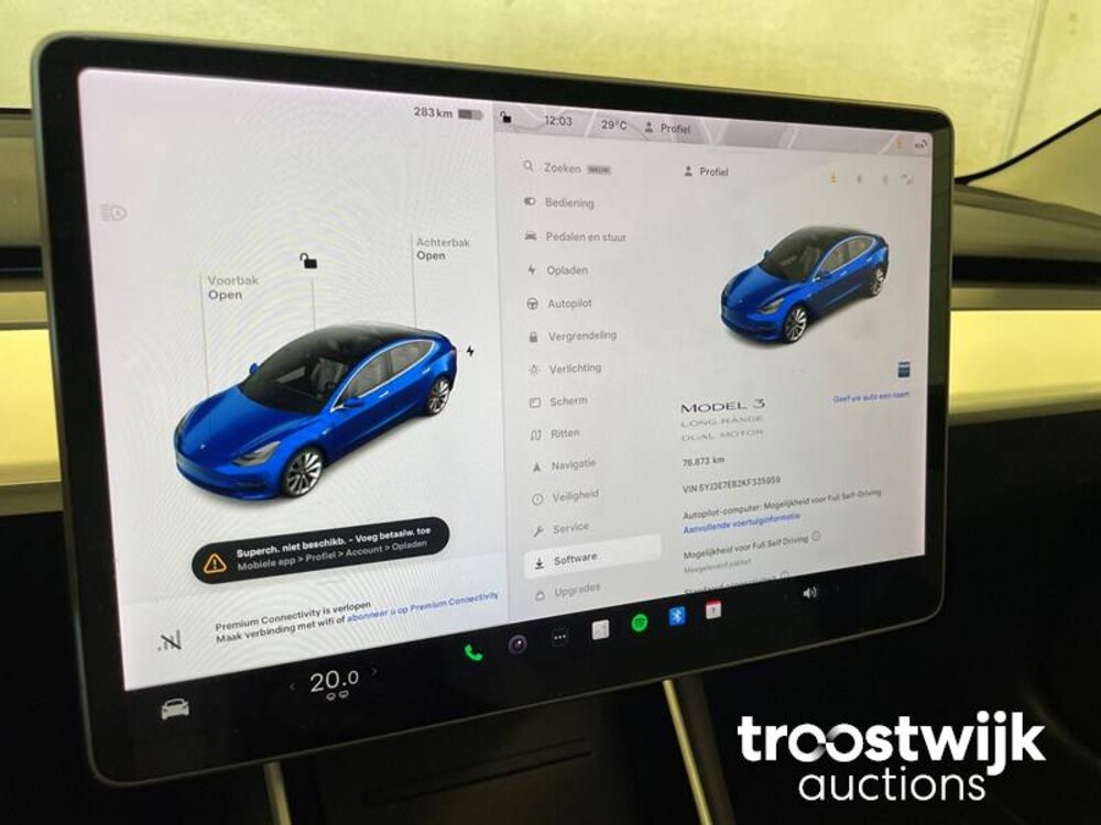 Tesla Model 3 LONG RANGE Dual Motor AWD 351pk 2019 -Orig. NL-, ZL-048-B