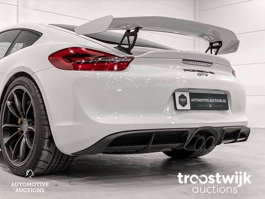 Porsche Cayman GT4 981 SportChrono 385pk 2016