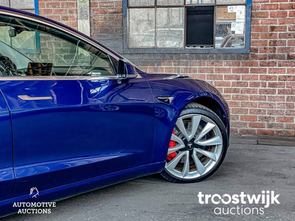 Tesla Model 3 Performance AWD Dual-Motor Dual-Motor 473pk 2019, ZL-538-T -Fabrieksgarantie-