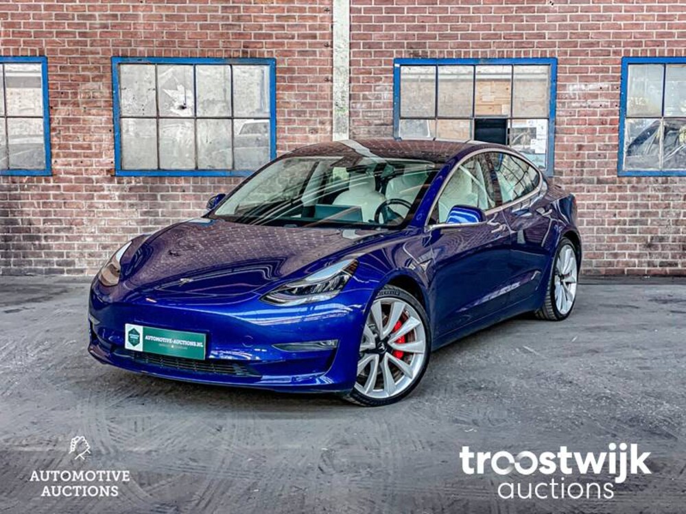 Tesla Model 3 Performance AWD Dual-Motor Dual-Motor 473pk 2019, ZL-538-T -Fabrieksgarantie-