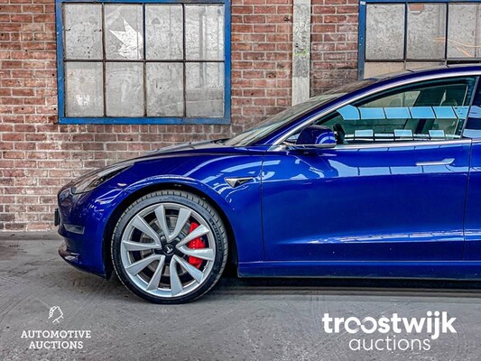 Tesla Model 3 Performance AWD Dual-Motor Dual-Motor 473pk 2019, ZL-538-T -Fabrieksgarantie-
