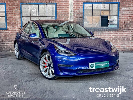 Tesla Model 3 Performance AWD Dual-Motor Dual-Motor 473pk 2019, ZL-538-T -Fabrieksgarantie-