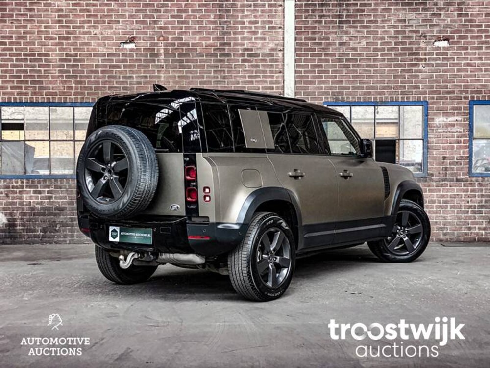 Land Rover Defender D240 110 7-Persoon Nieuw-Model 241pk 2020 -Orig. NL-, J-424-BD