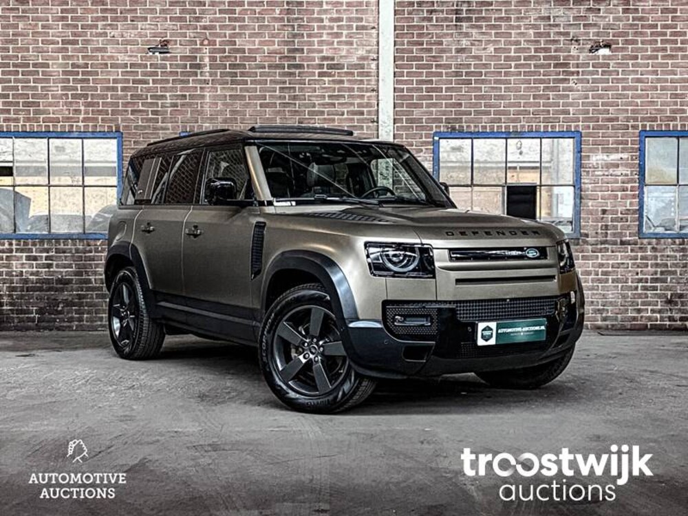 Land Rover Defender D240 110 7-Persoon Nieuw-Model 241pk 2020 -Orig. NL-, J-424-BD