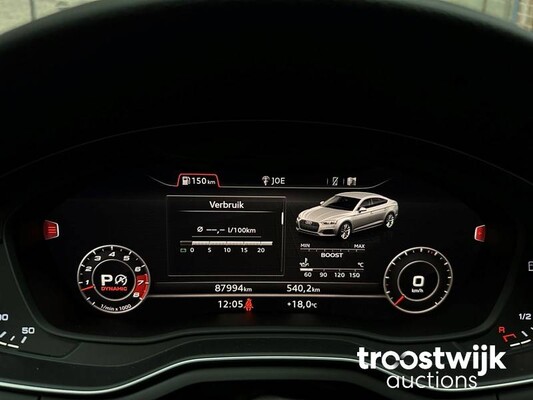 Audi S5 Sportback 3.0 TFSI Quattro Pro Line Plus 354pk 2017, NV-880-X