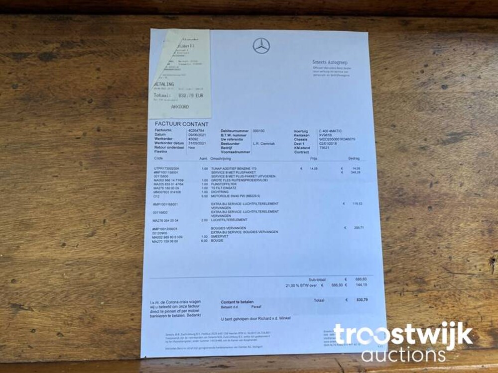 Mercedes-Benz C400 AMG 4Matic 3.0 V6 Sport Edition Premium Plus C-Klasse 333pk 2018, XV-981-B