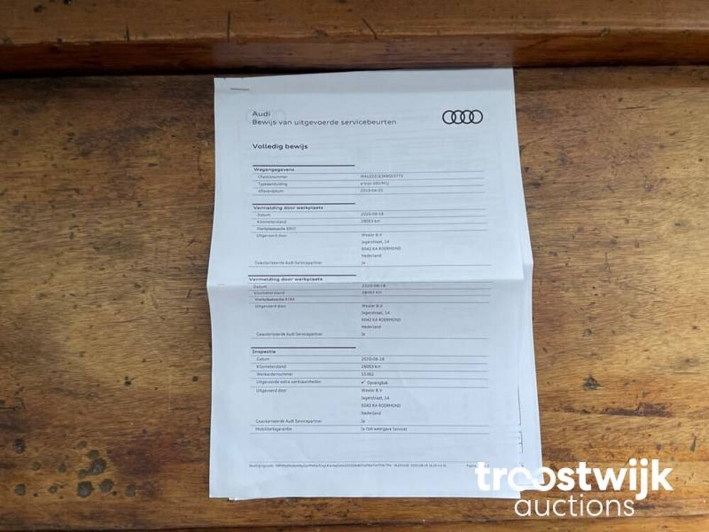Audi E-Tron 55 Quattro advanced Pro Line Plus 95 kWh 360pk 2019, G-303-DZ